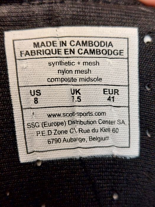 Buty Scott MTB Comp RS Black Silver  roz.41  + bloki Shimano ,rowerowe