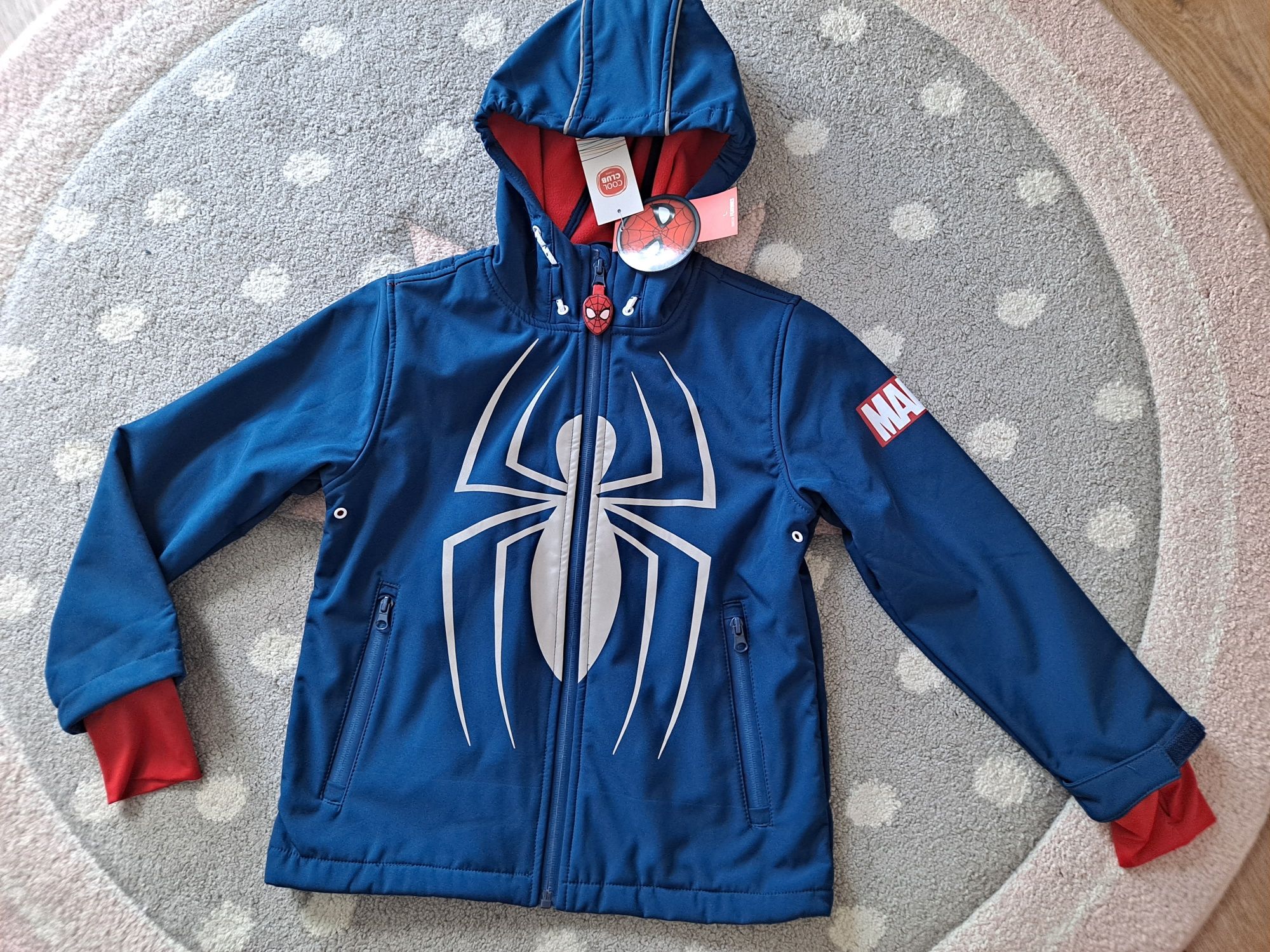 Kurtka softshell wiosenna Spider-Man 128 Smyk