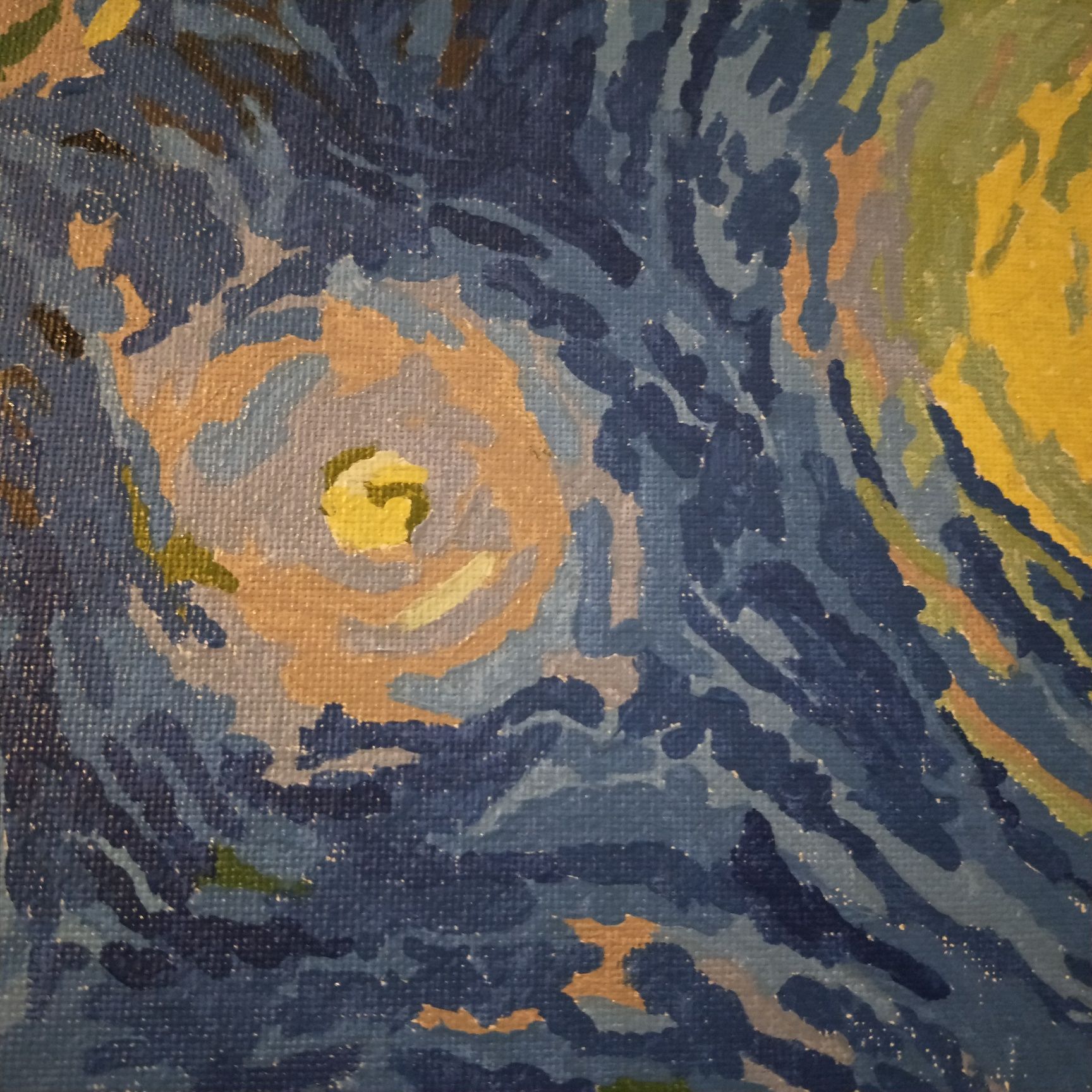 Obraz - Kopia "Gwiaździsta noc" (1889) - Vincent van Gogh -