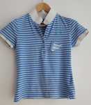 Bluzeczka polo w paski styl marynarski, M Aqua Wave