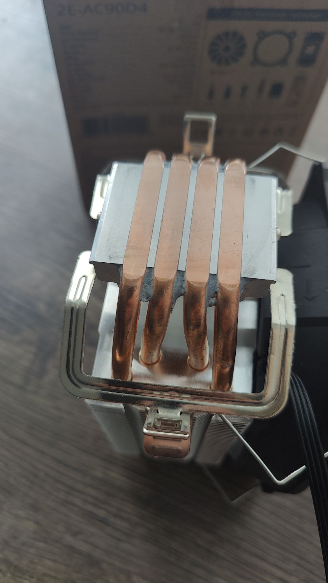 Кулер ЦП, 4pin, 4 трубки