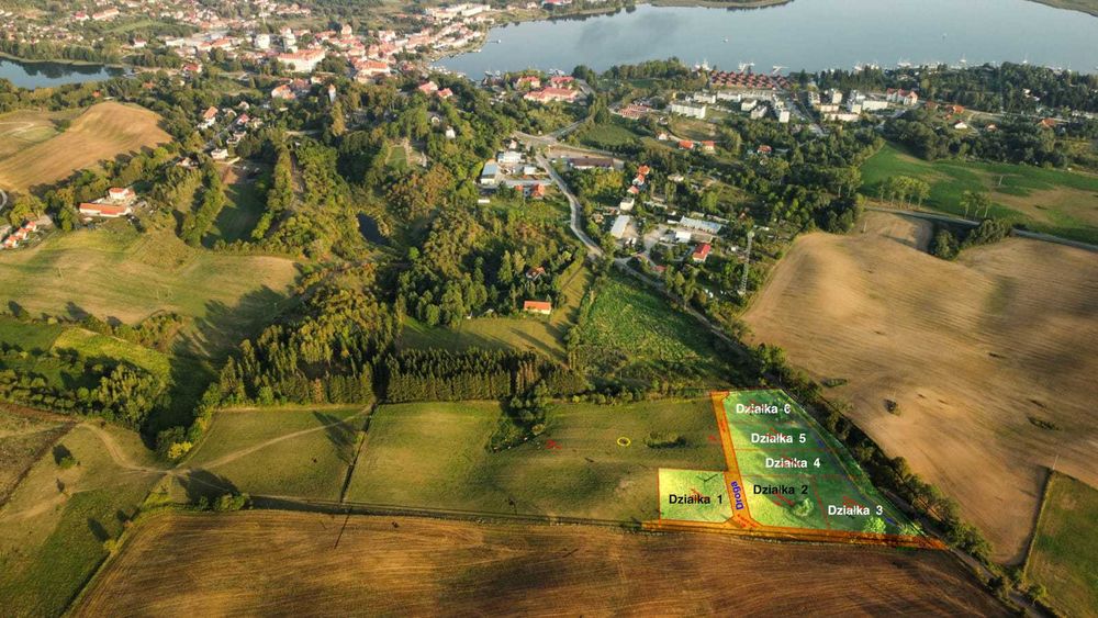 Działki budowlane 1500m Ryn