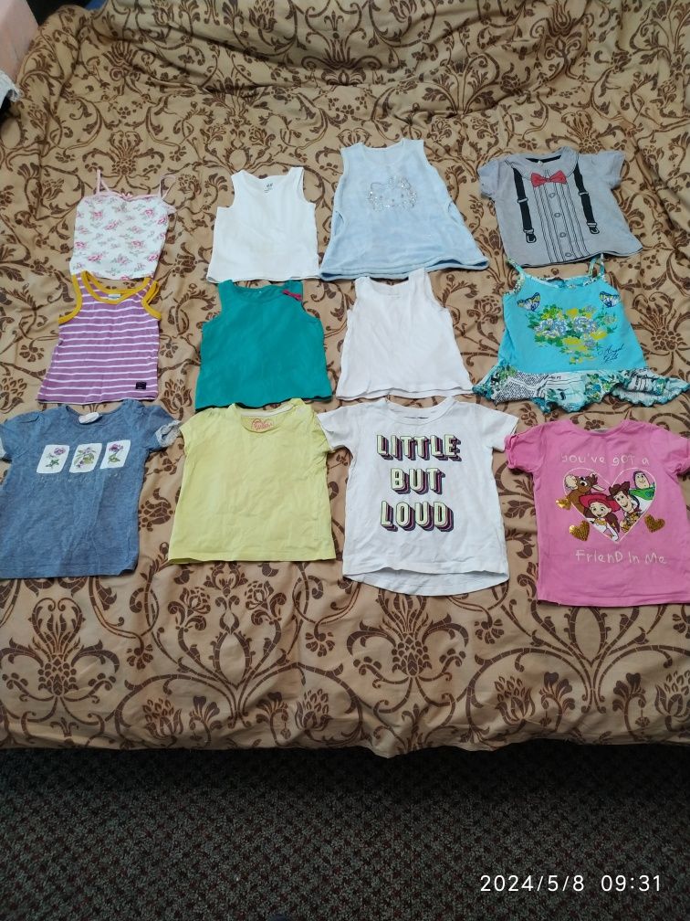 Кофточки,футболки,майки детские 2-3годика