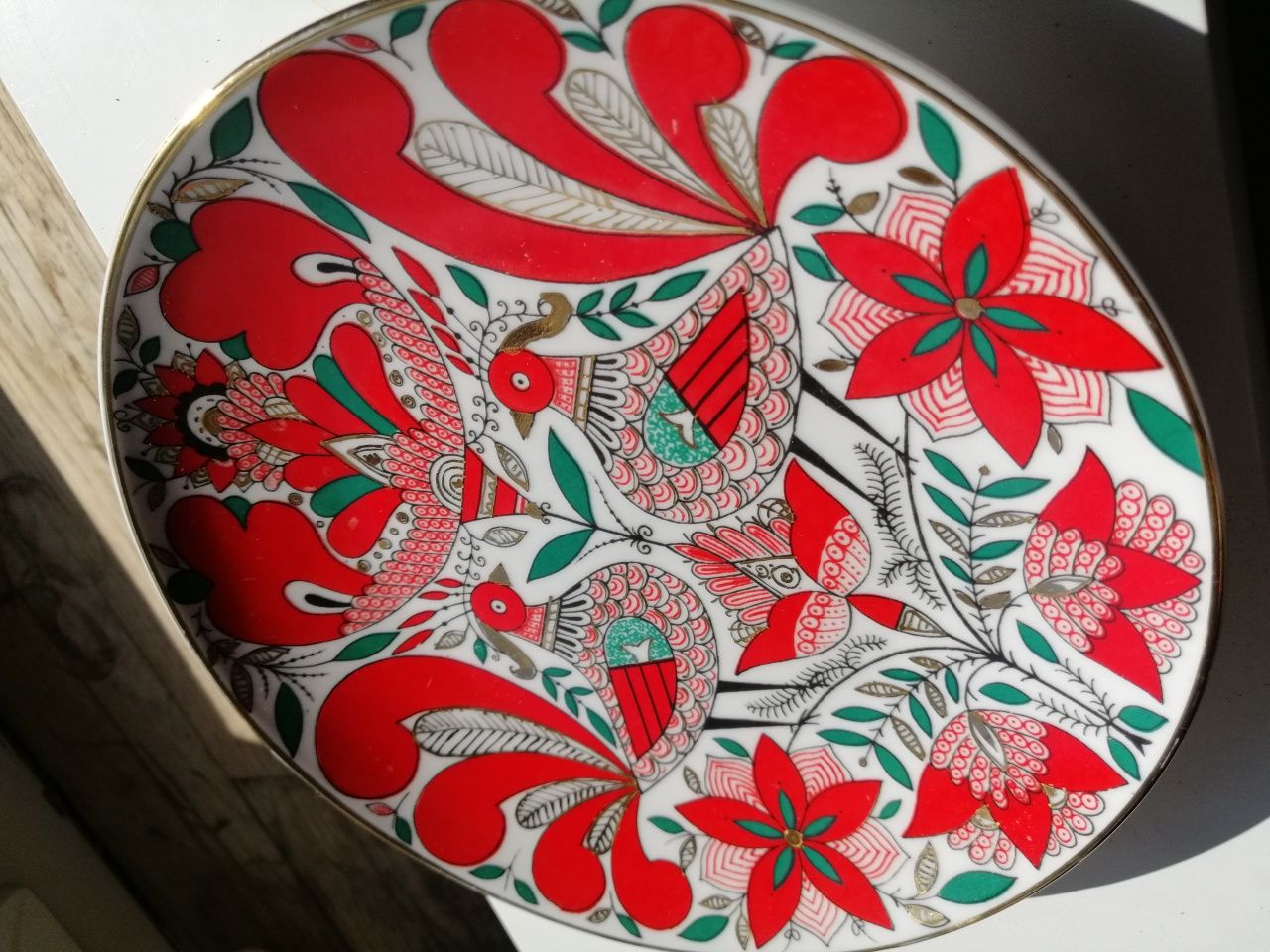 Talerz porcelanowy Łomonosow
