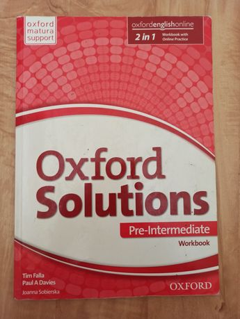 Ćwiczenia Oxford Solutions Pre-Intermediate