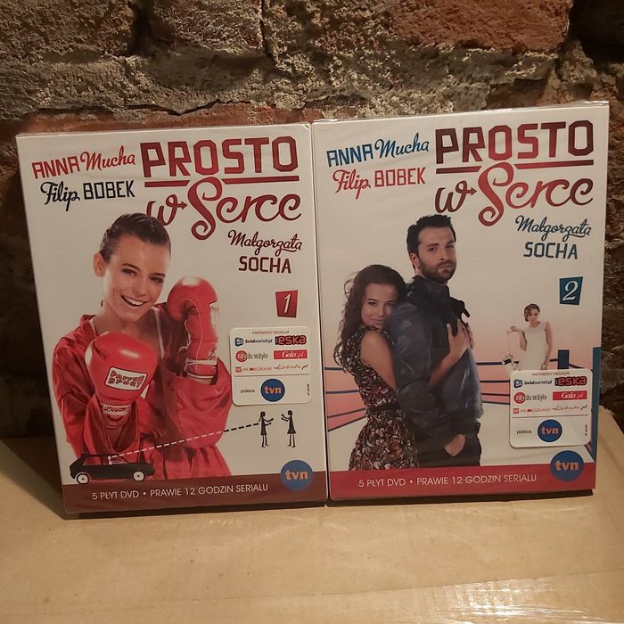 Prosto w serce sezon 1 + 2 dvd folia