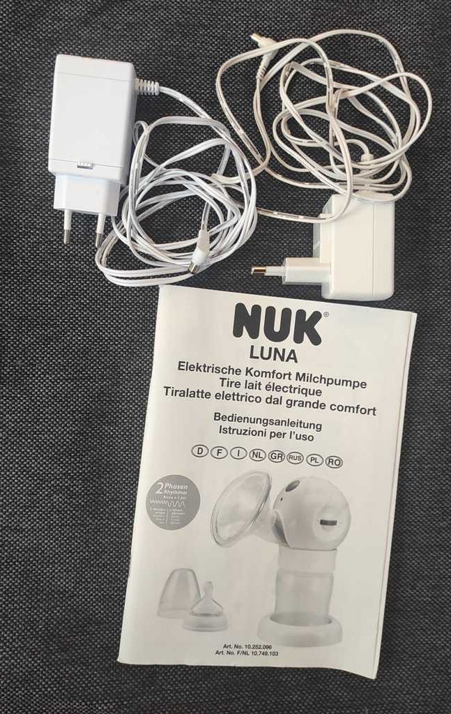 NUK Laktator LUNA + GRATISY Muszle laktacyjne/osłonki na sutki