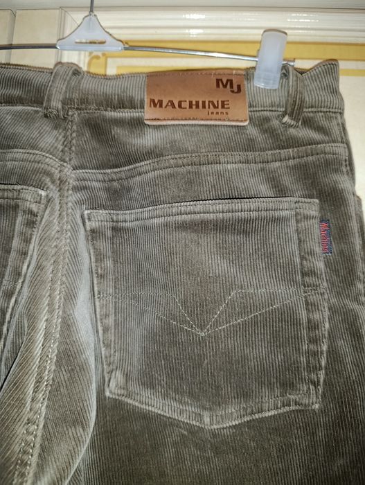 Джинсы вельветовые на флисе MACHINE