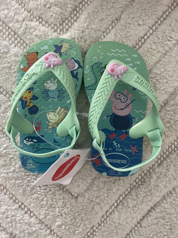 Chinelos com elástico havaianas bebé menina