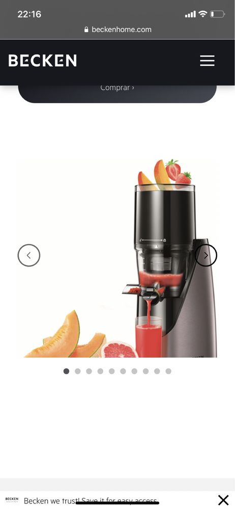 Juicer Becken seminovo