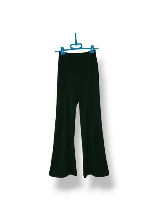 Spodnie flare z przeszyciami Shein r.Xs