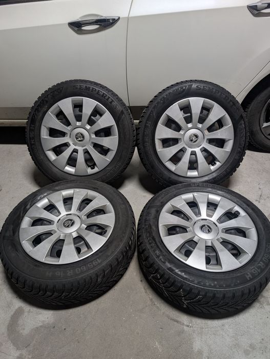 Koła zimowe 5x100 R16 Opony Nowe Semperit 195/60 2023r 8 mm bieżnik