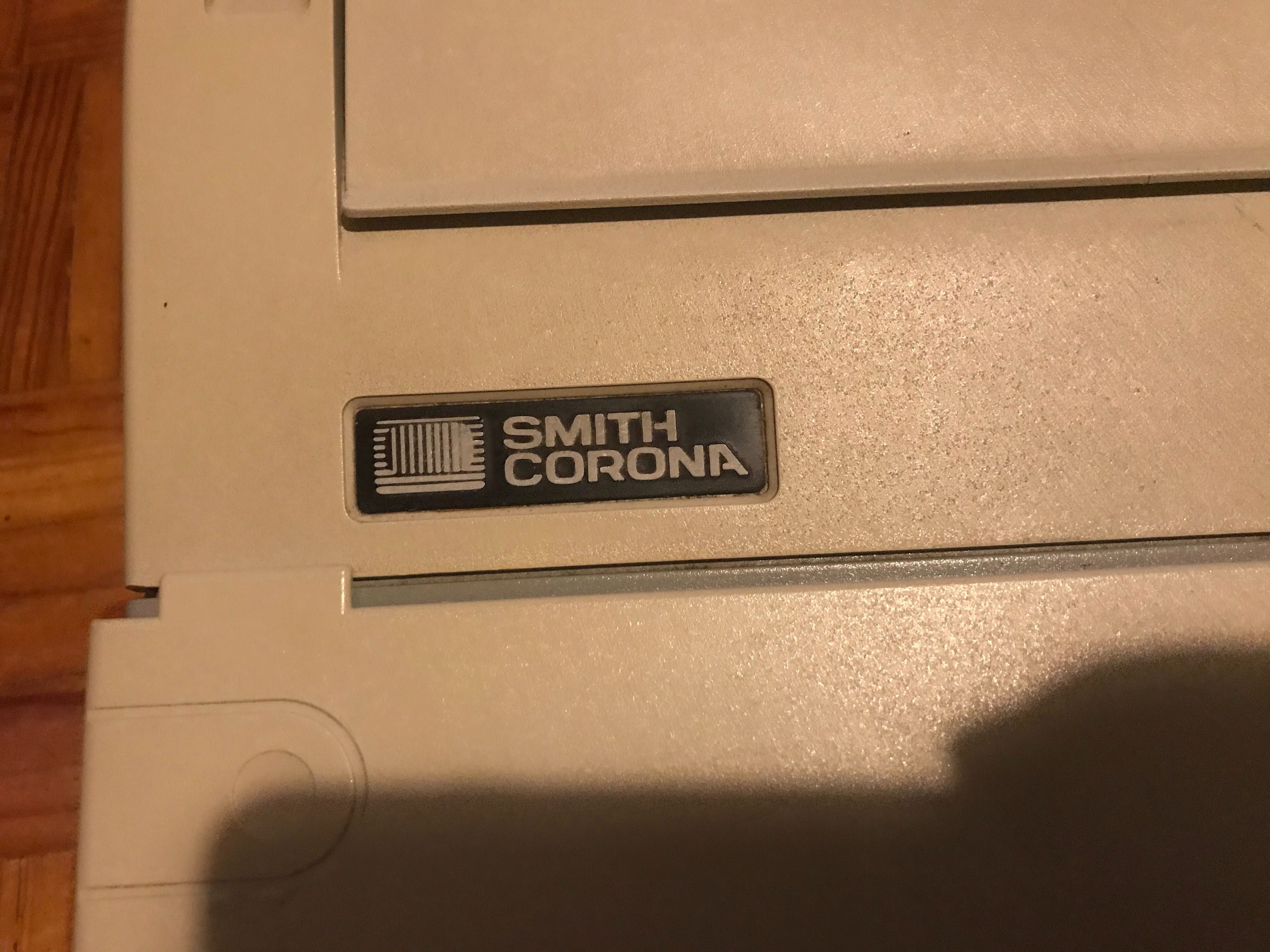 Maquina de escrever antiga Smith Corona XL 1900