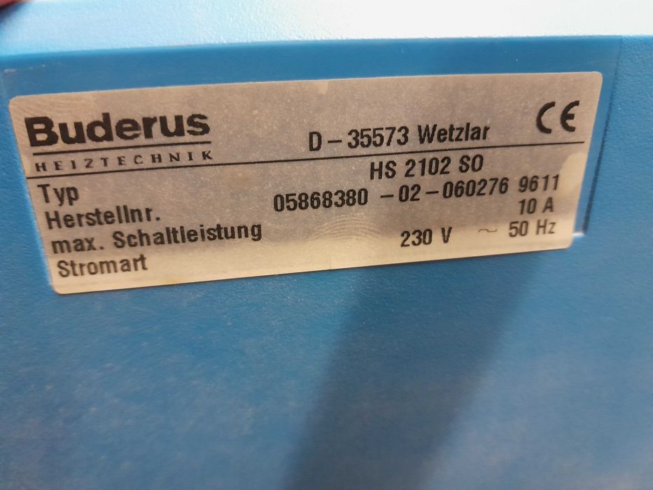 Moduł sterowania kotłem gazowym buderus  ecomatic 2000