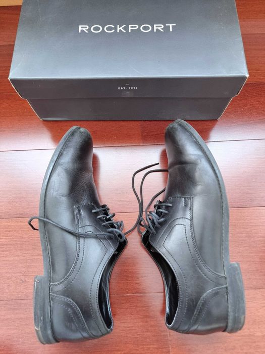 Sapatos pretos Rockport, tamanho 44,5