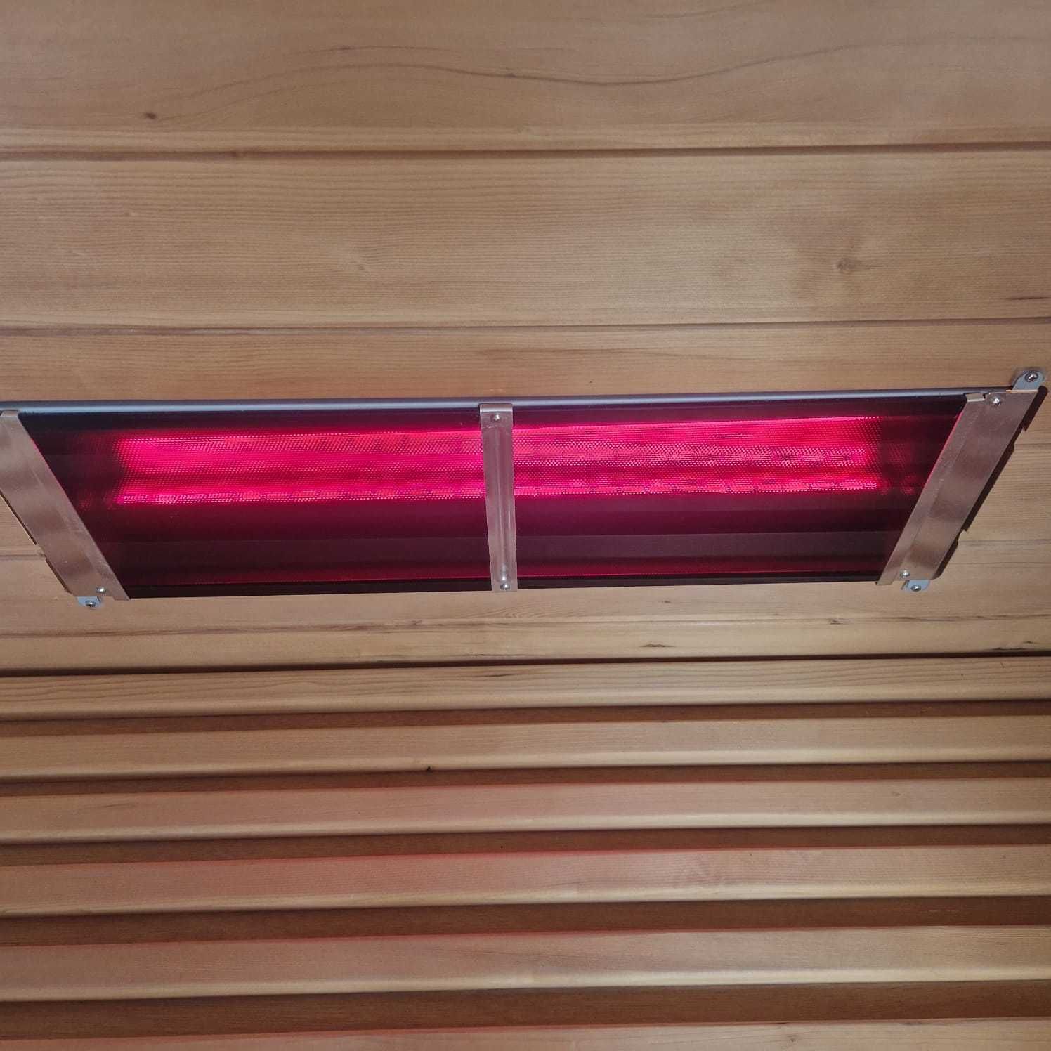 Sauna kabina na podczerwień infrared SZKLANA DUŻA na 2os LED RADIO MP3