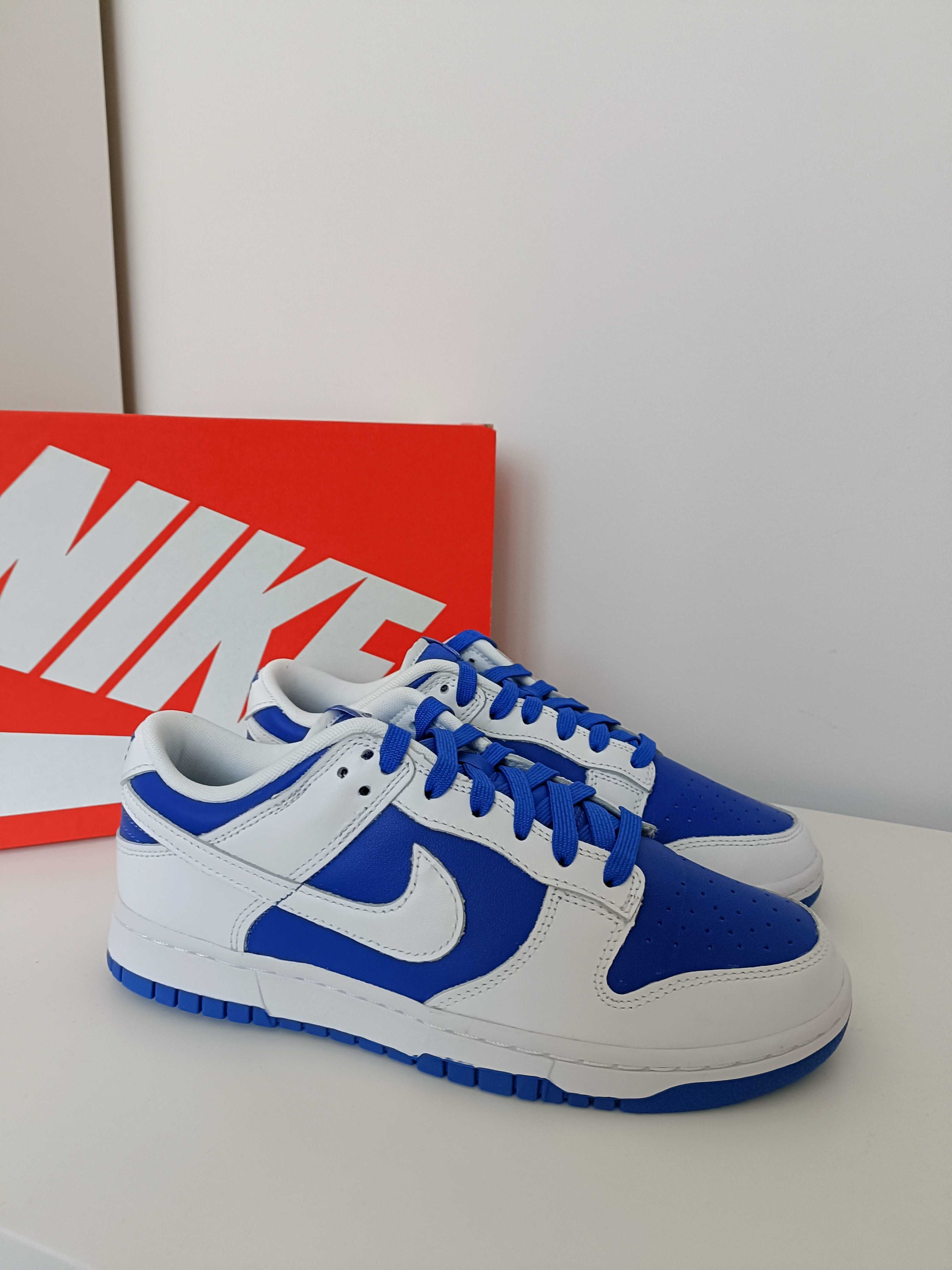 Nike Dunk Low Racer Blue White rozmiar 40 wkładka 25 cm