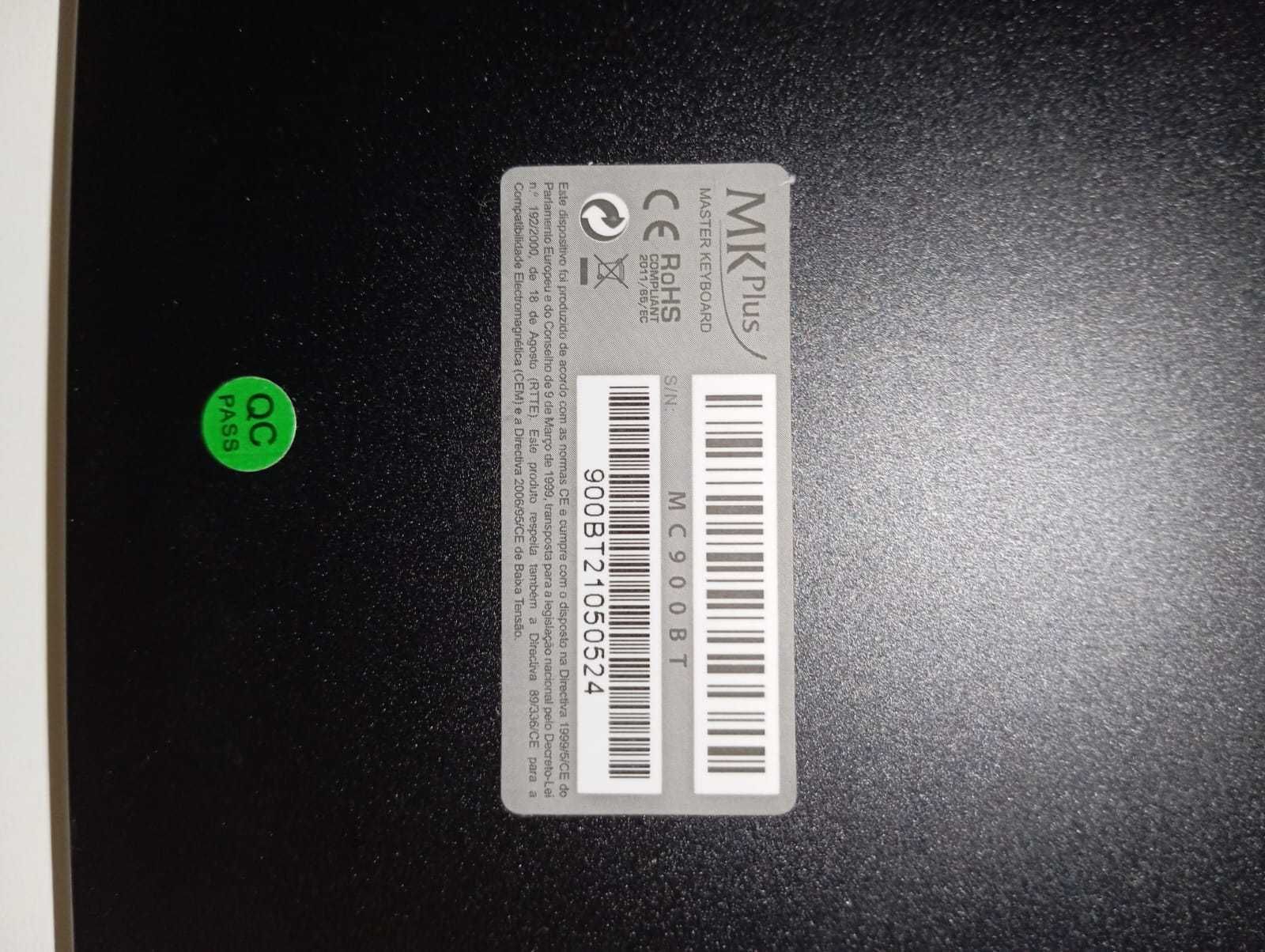 Rato e Teclado SEM FIO, conexão via Bluetooth MK Plus MC900BT