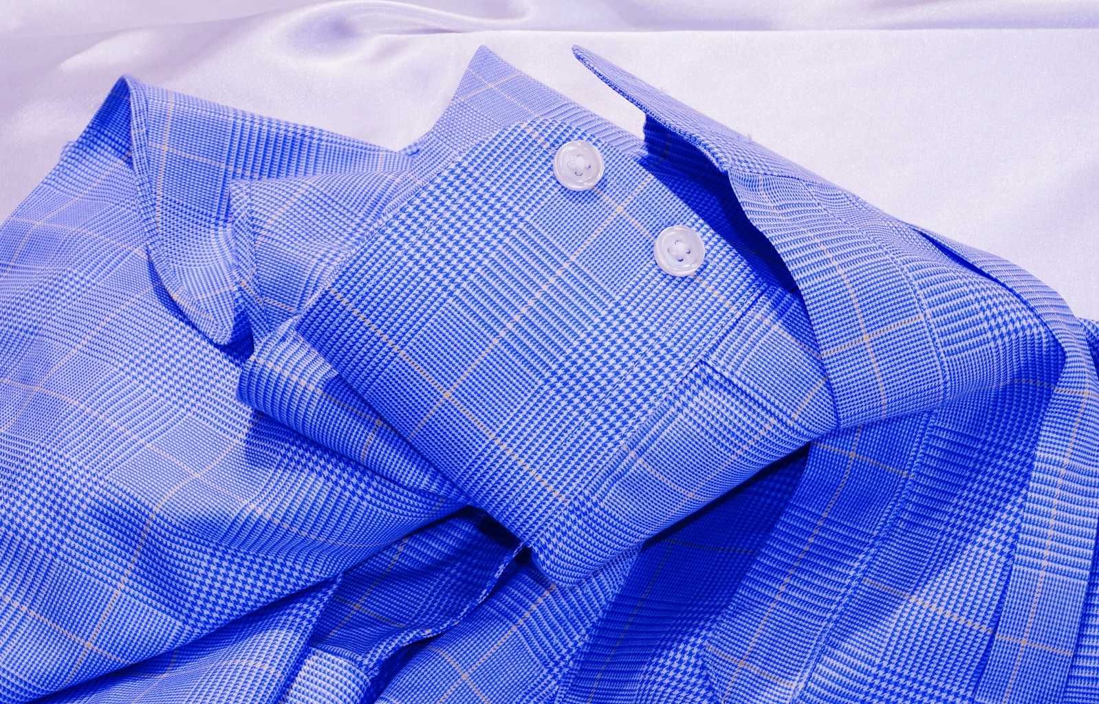 Charles Tyrwhitt koszula L/XL 42 Prince Wales Check  Non iron eton hb