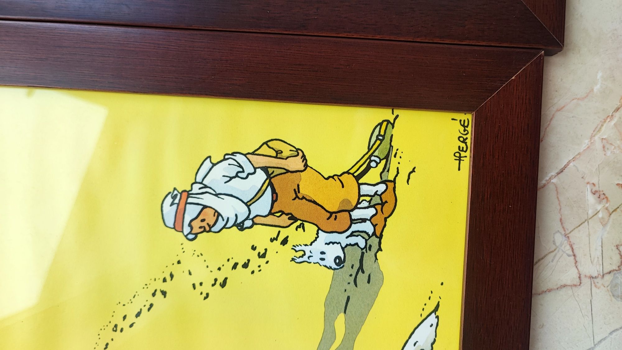 Coleção de quadros do Tintin