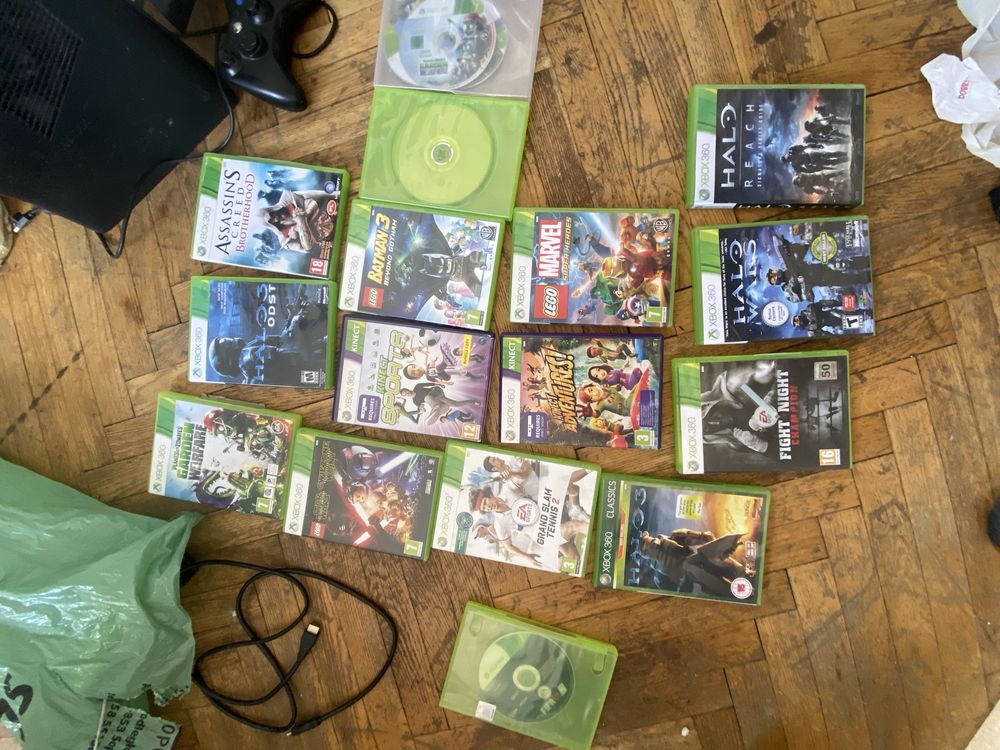Xbox 360 Kinect/pad/ 16 gier