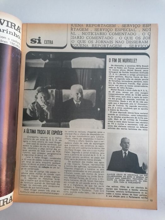 Revista ilustrada O Século, n ° 1663 edição de 1969.