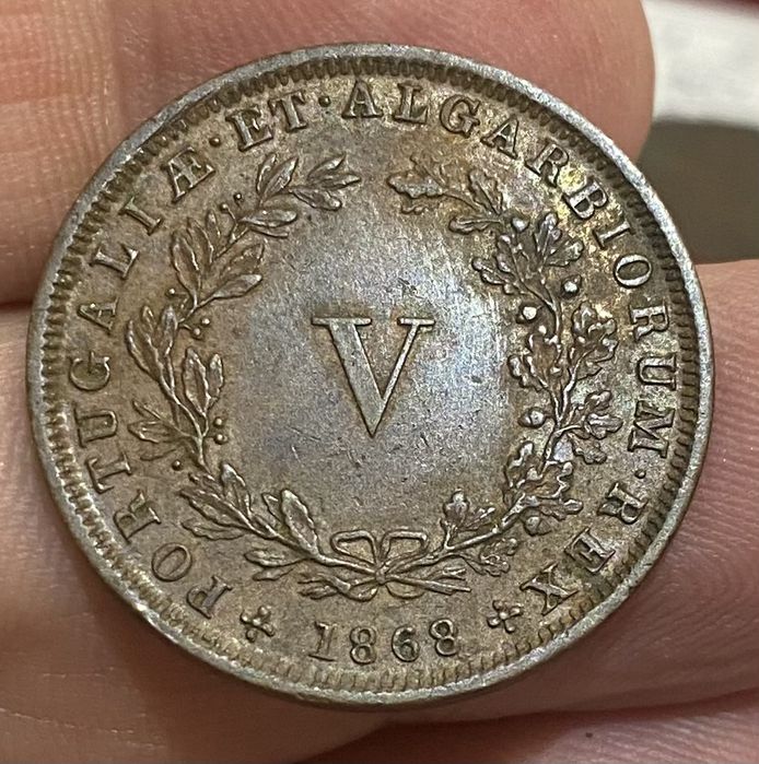 Moeda V Reis D LUIS I - 1868