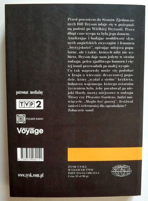 Zapiski z małej wyspy, Bill BRYSON, NOWA książka! UNIKAT!