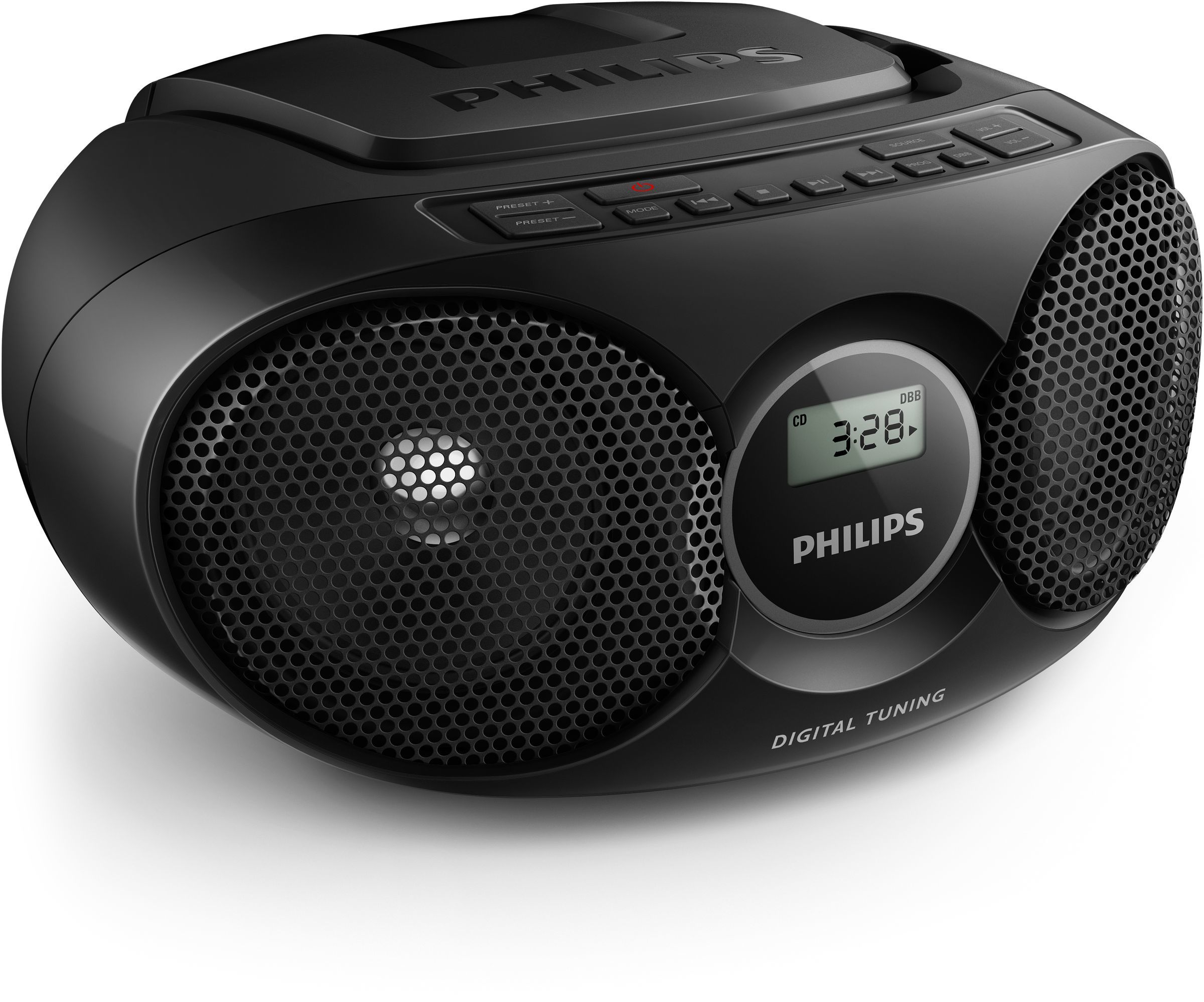 outlet radioodtwarzacz radio fm philips az 215b-cd czarny