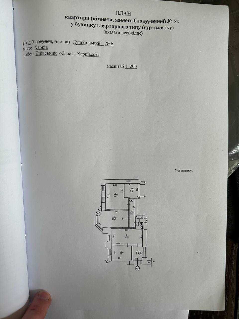 Продам квартиру ул.Пушскинский въезд 6 (97квм, инд эл-кое отопление)