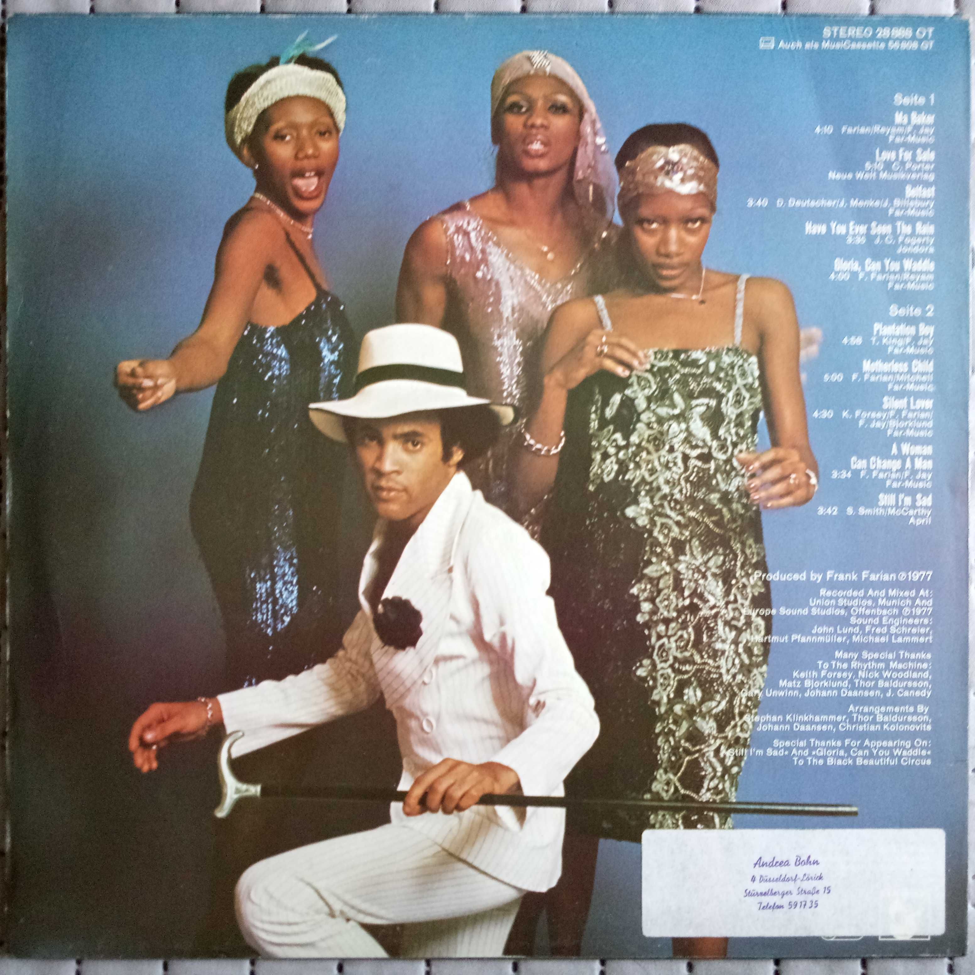 Boney M 1977 Love for Sale + большой плакат. Пластинки винил.