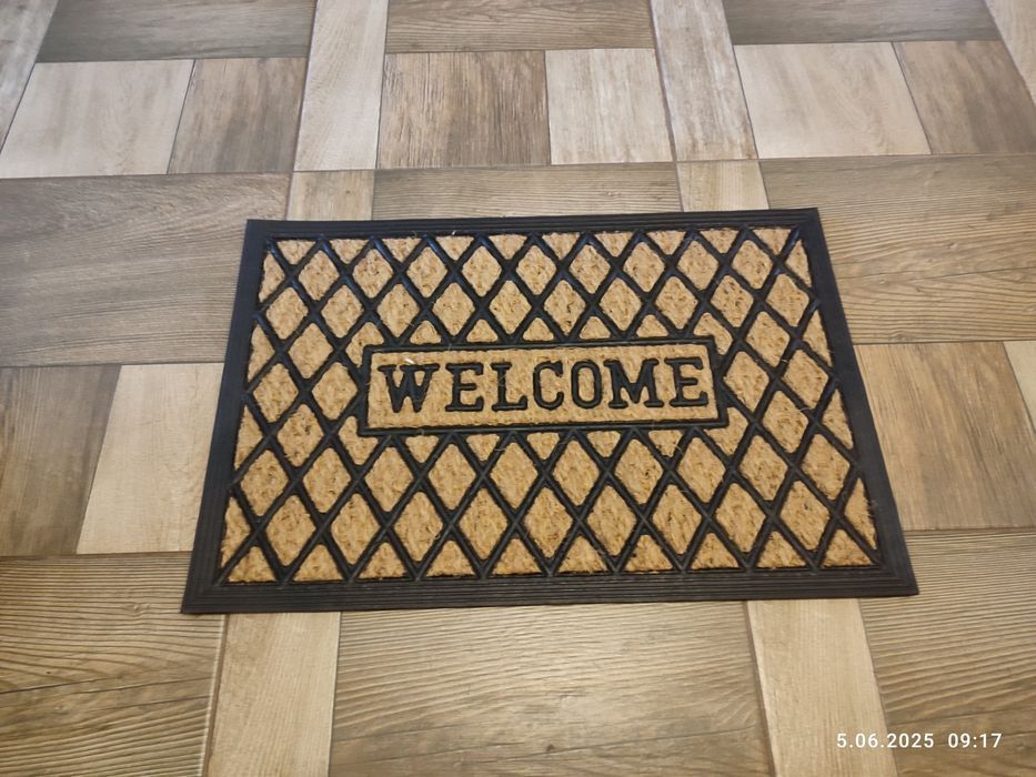 Nowa jasna wycieraczka domowa Welcome