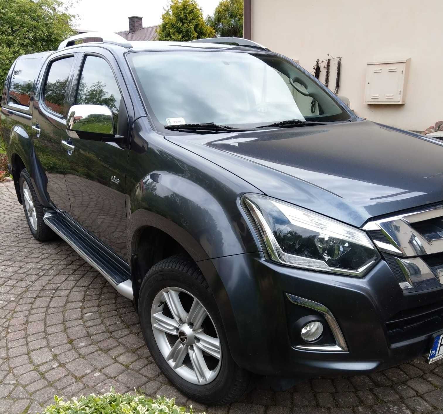 Isuzu D-Max 1.9 DC LSX, automat, pełna zabudowa, 2017r