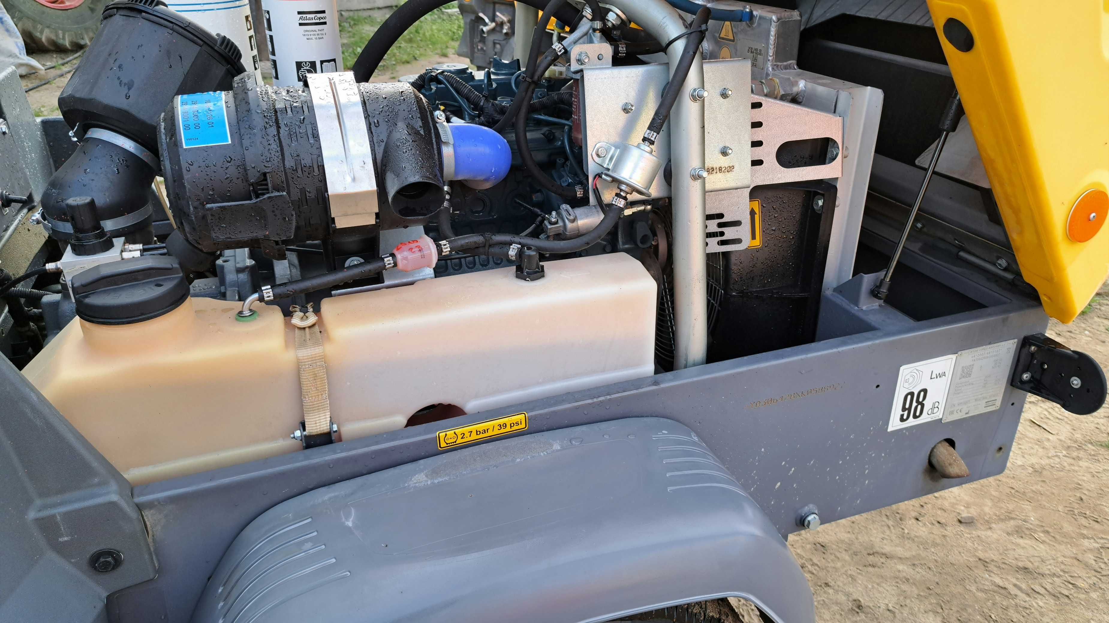 Kompresor sprężarka ATLAS COPCO XAS 48 2019r. zarejestrowany OC