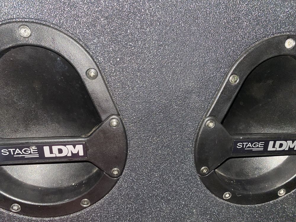 Kolumny, bas, powermixer, zestaw nagłośnieniowy LDM, moc 2400W RMS