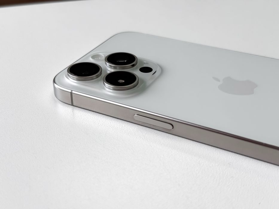 iPhone 15 Pro Max 512 GB Biały Tytan 100% bateria Sklep Gwarancja