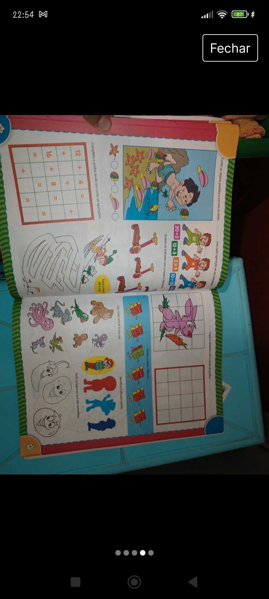 Livro actividades pré escolar