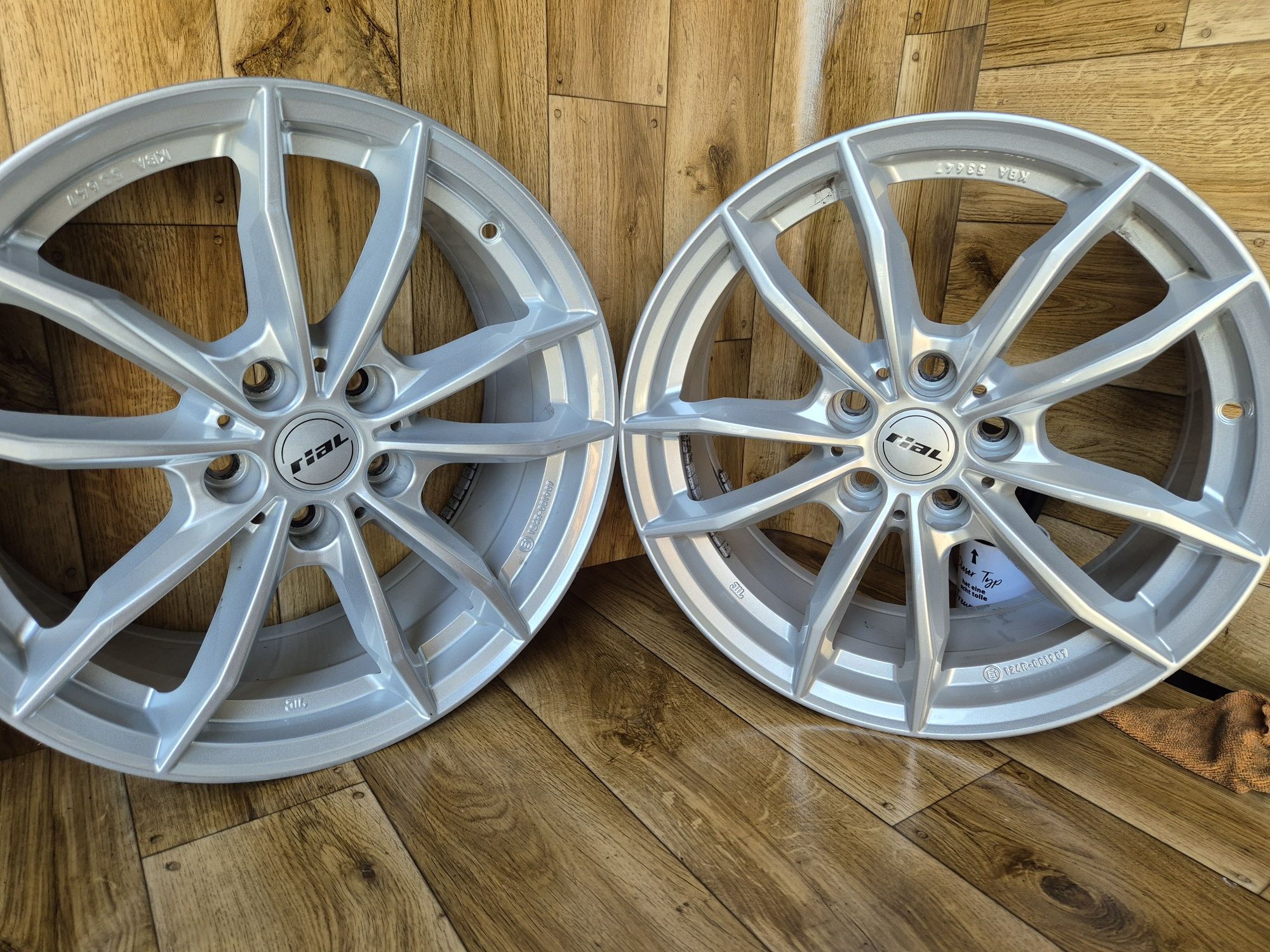 Alufelgi Rial 17 cali 5x112 et30 7,5j stan bdb Audi VW Seat skoda merc