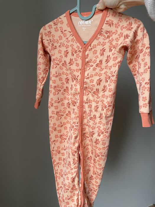 Piżama rampers merino 92 reflex wełna