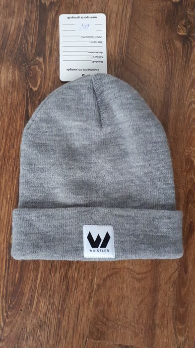 Czapka zimowa unisex junior Whistler szara
