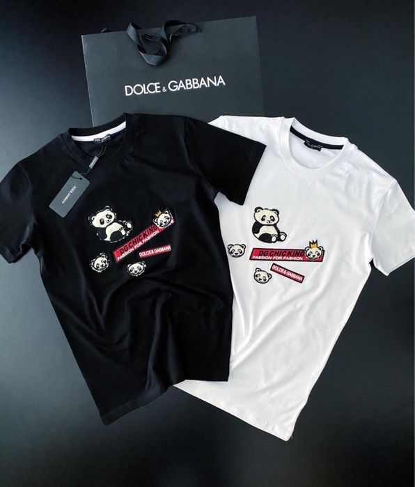 РАСПРОДАЖА! Футболка мужская Dolce Gabbana женская унисекс узор