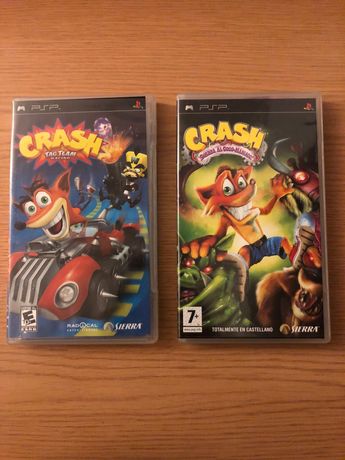 Jogos PSP Crash (Conjunto)