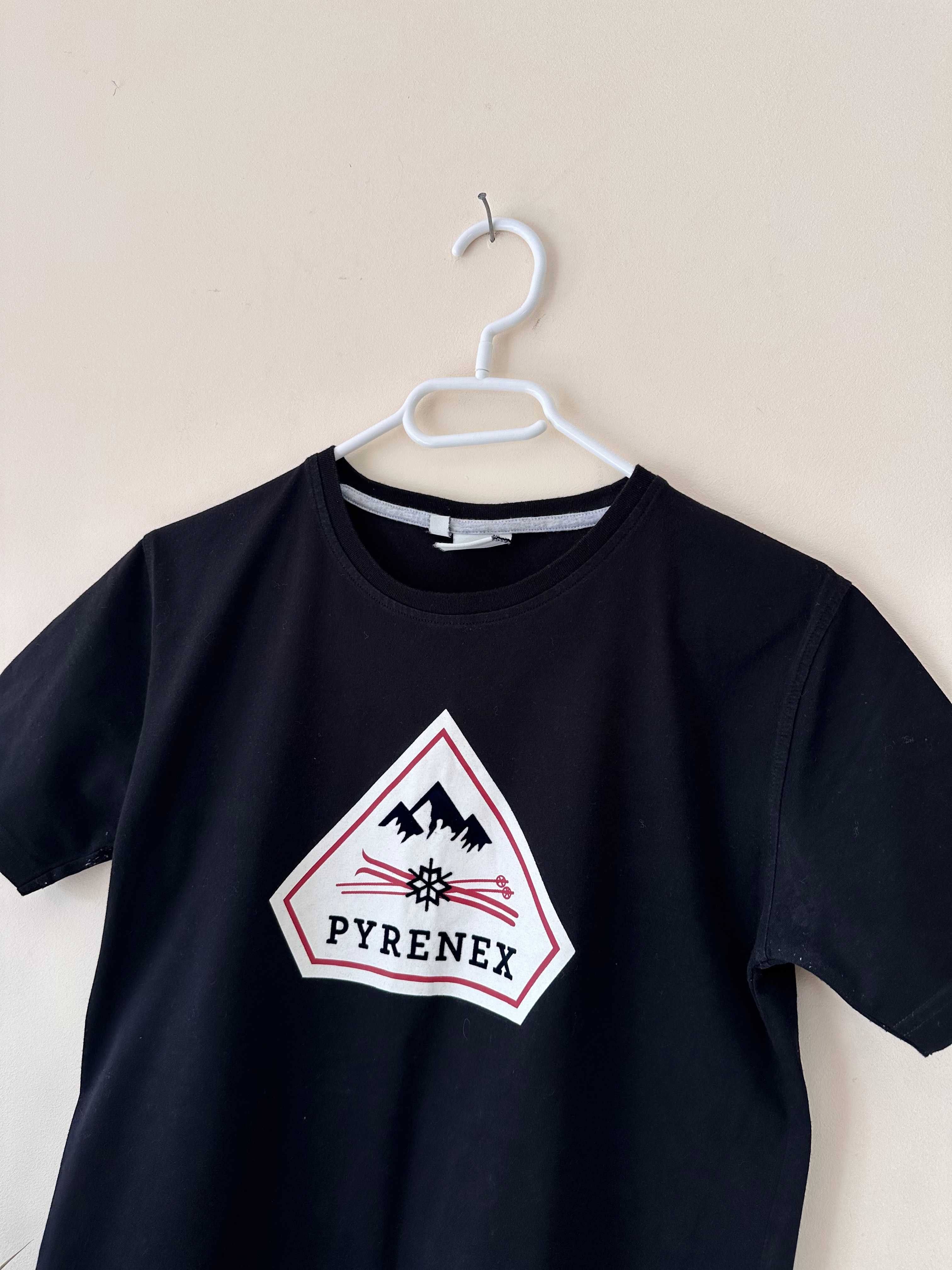 Koszulka Pyrenex męski t-shirt czarna r. S
