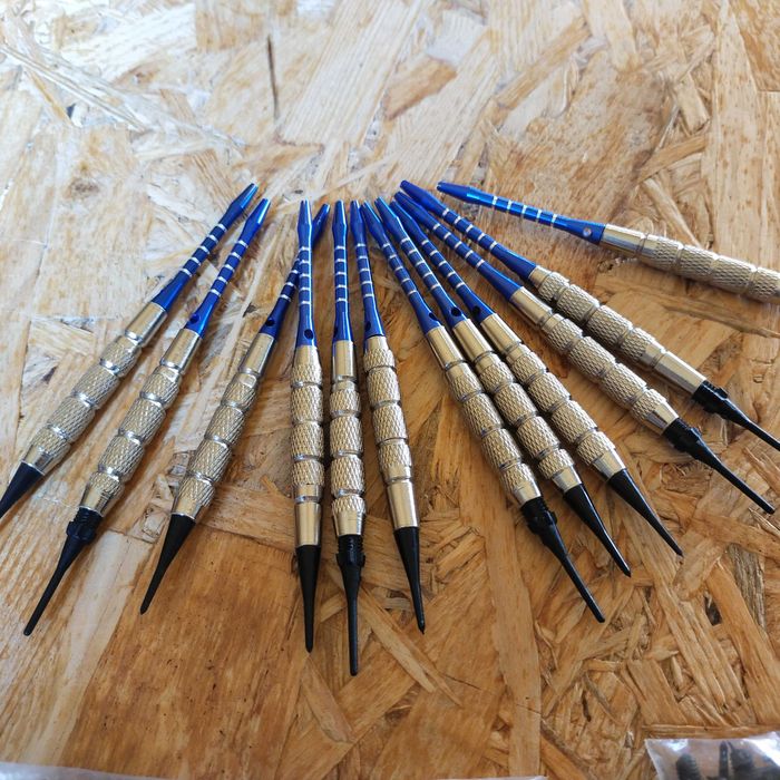 Zestaw rzutek z miękką końcówką GWHOLE, 12 szt.