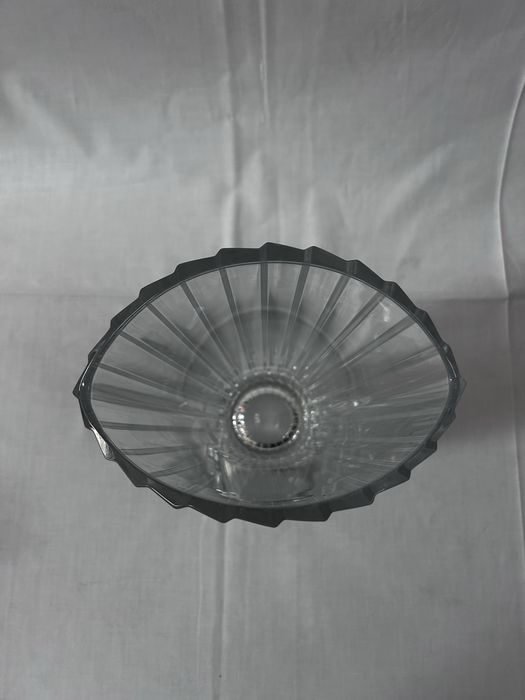 Vaso de cristal em forma de leque – Cristal d’Arques (modelo Eventail)