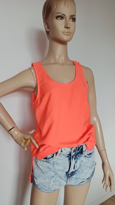 Sg Bluzka damska 36 , 38 ,  M ,  top 36 , 38 tunika 36 , 38 hit neon
