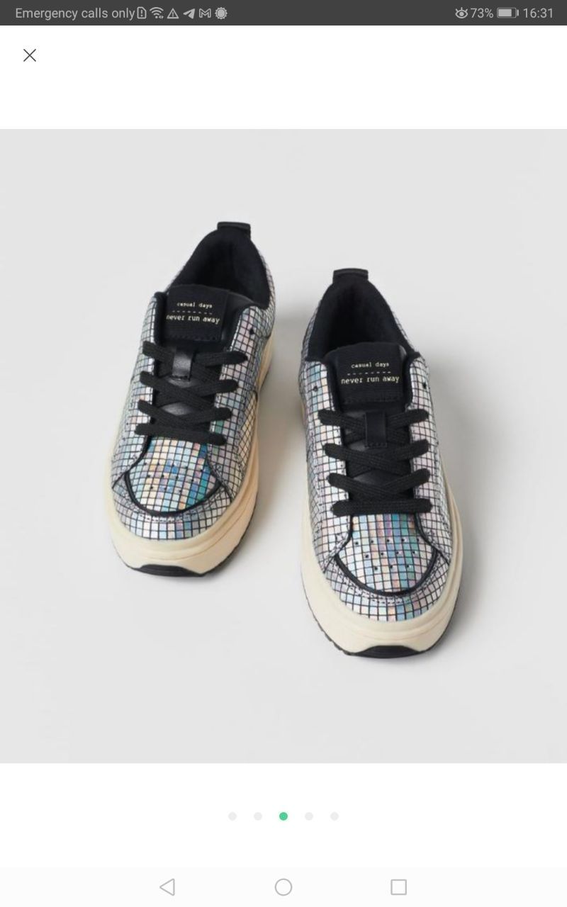 Продам кроссовки ZARA, размер 34, новые
