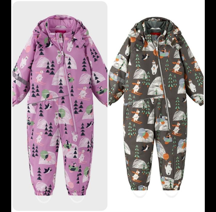 Нові Reima, Lassie, Tutta, зимові комбінезони, комплекти, всі розміри.