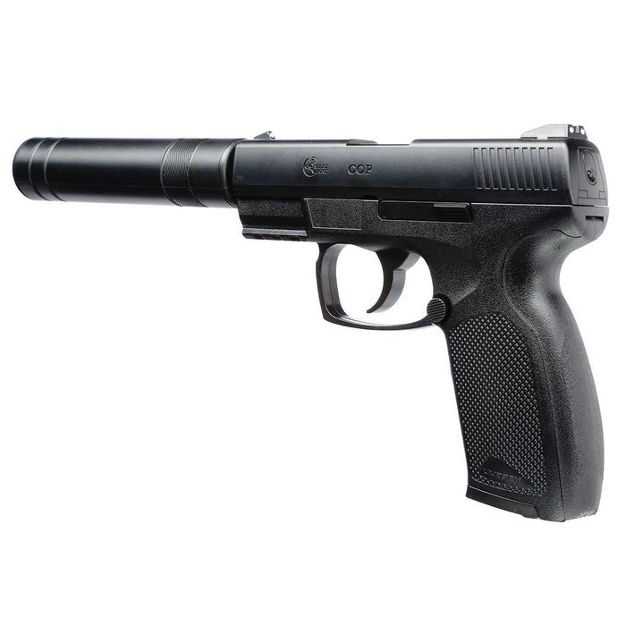Airsoft Pistola com Silenciador(450fps)(CO2)(Nova)