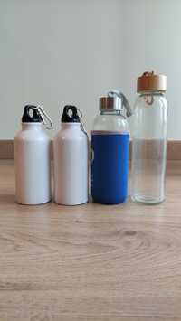 4 garrafas de água reutilizáveis